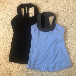 VGUC - Bundle of TWO Lululemon Scoop Neck Tanks